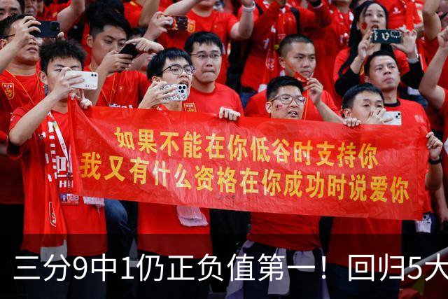 三分9中1仍正负值第一！回归5大变化明显，难怪火箭愿苦等你一年